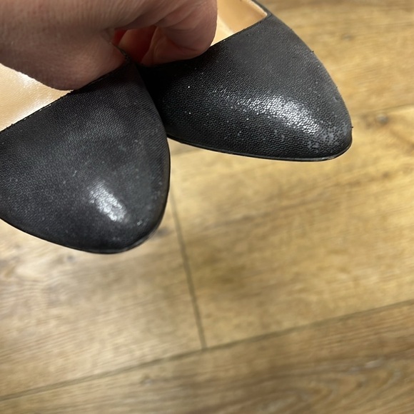 Sergio Rossi Metallic Gray Suede Pumps Size 35/5.5US - Picture 5 of 10